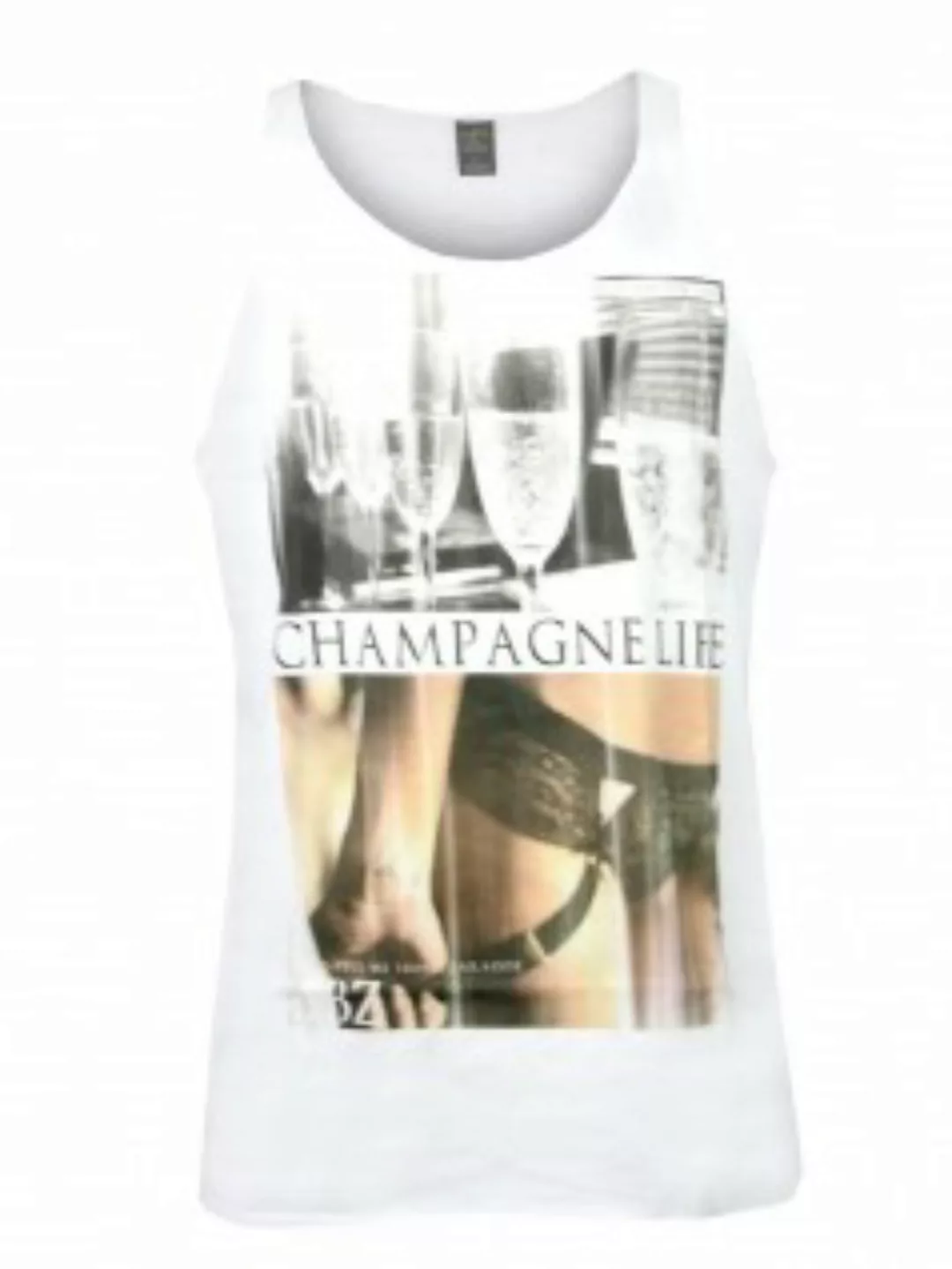 Death By Zero Herren Top Champagne Life (XXL) (wei) günstig online kaufen