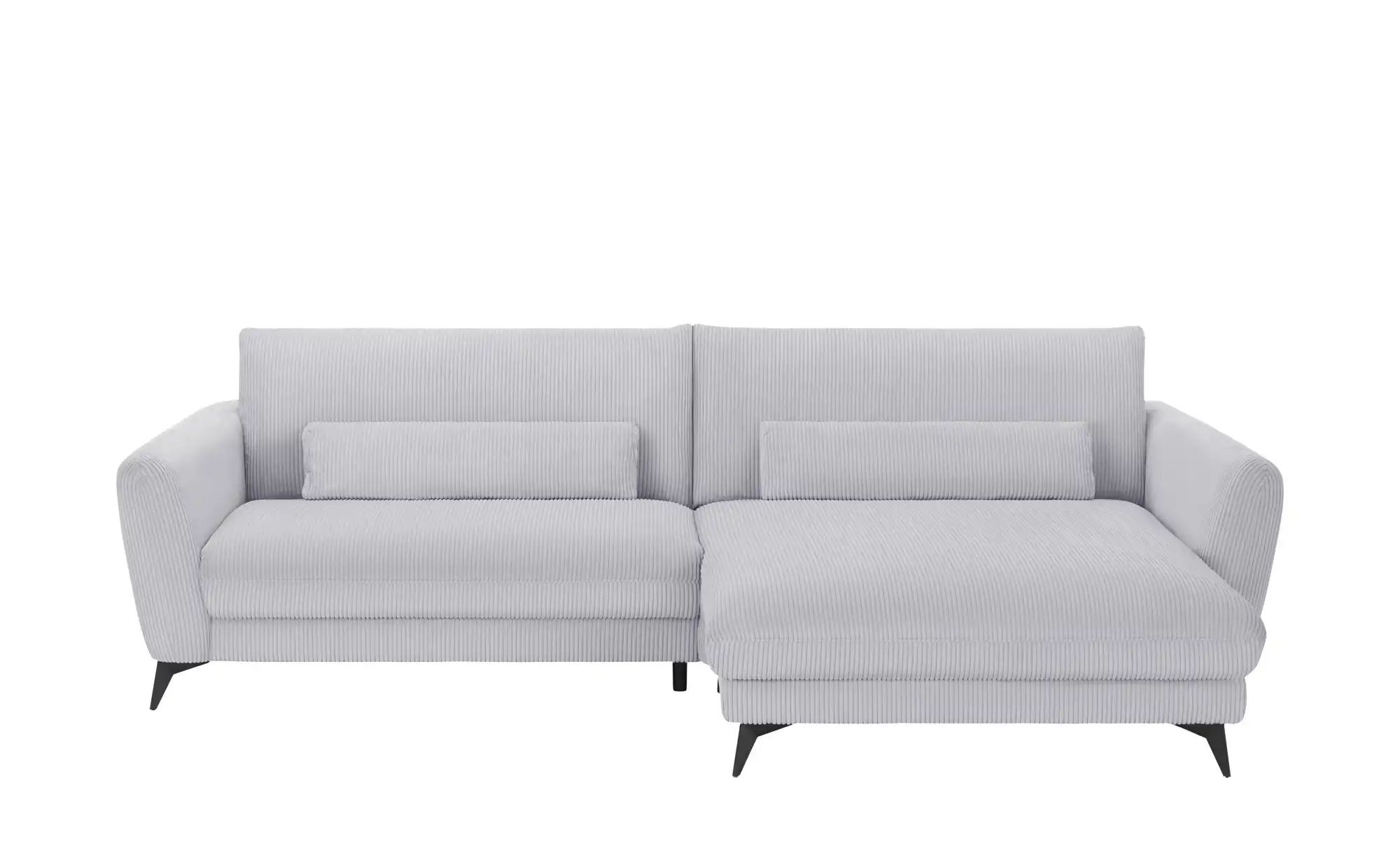 Ecksofa Cordstoff Amina ¦ grau ¦ Maße (cm): B: 288 H: 81 T: 194 Polstermöbe günstig online kaufen