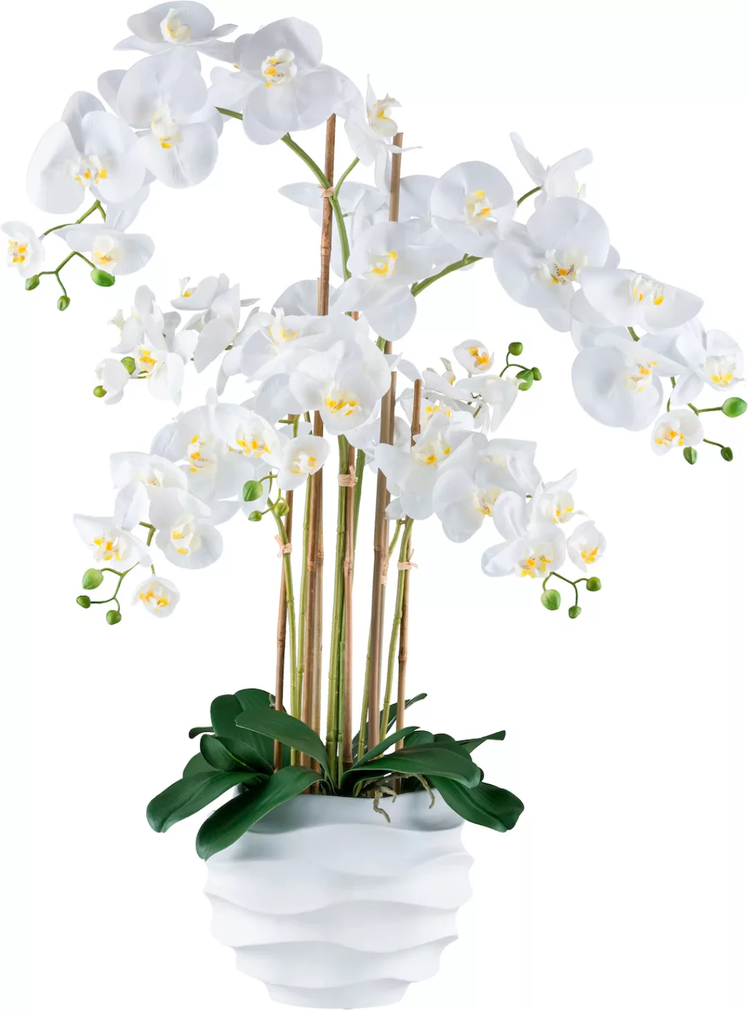 Creativ green Kunstorchidee "Orchidee Phalaenopsis", im Design-Topf günstig online kaufen