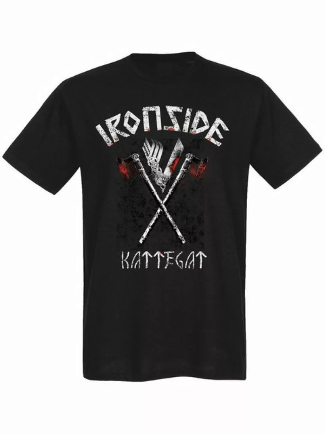 Vikings Ironside Herren T-Shirt schwarz günstig online kaufen