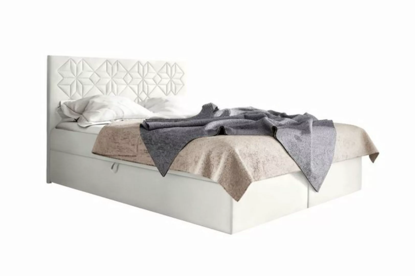 Stylefy Boxspringbett Montana (Schlafzimmerbett, Bett), 120/140/160/180/200 günstig online kaufen