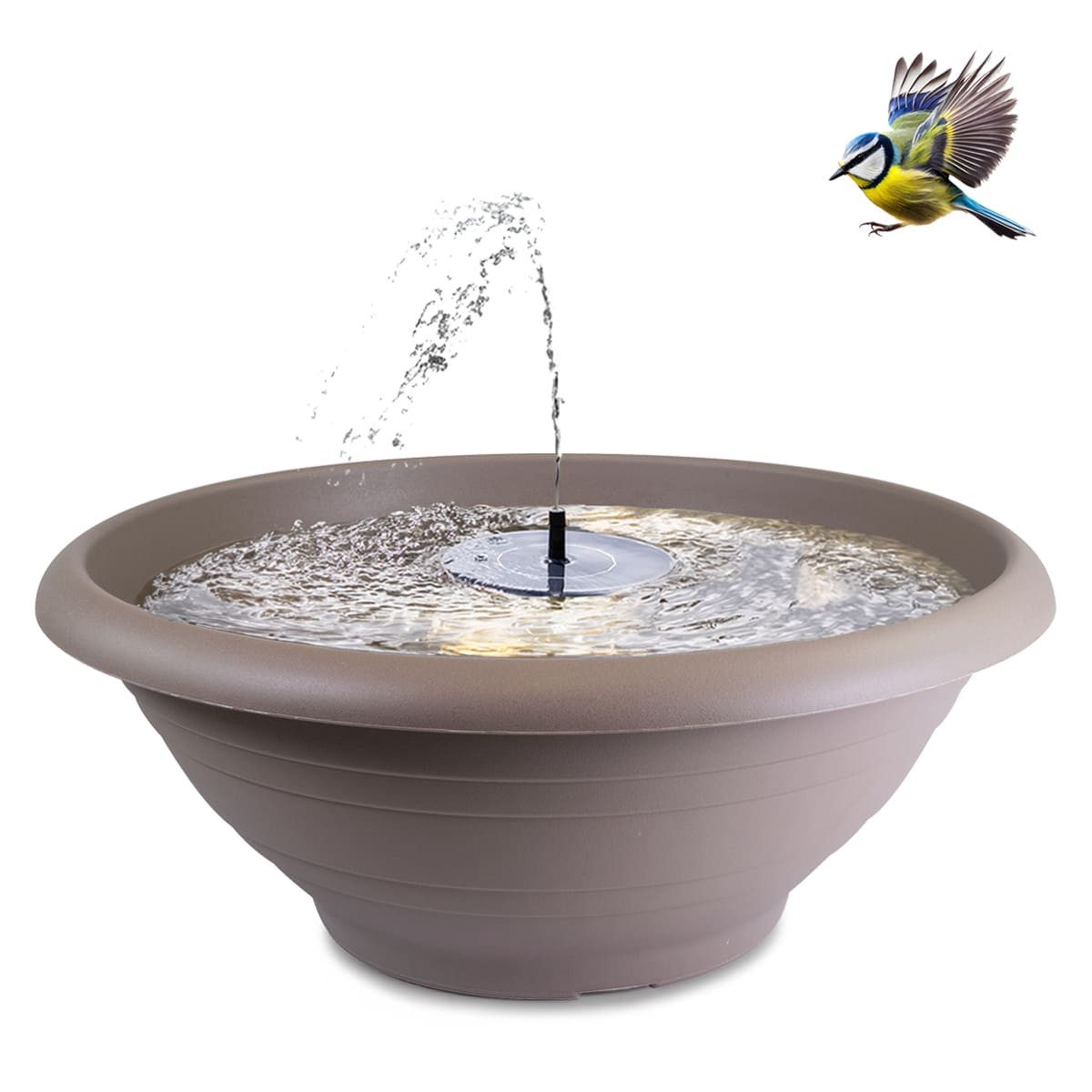 matches21 HOME & HOBBY Wasserspiel Solar-Brunnen günstig online kaufen