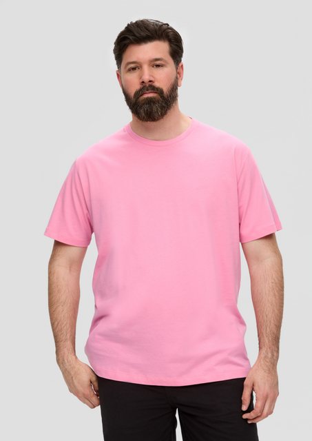 s.Oliver Kurzarmshirt T-Shirt mit kleinem Logo-Print Logo günstig online kaufen