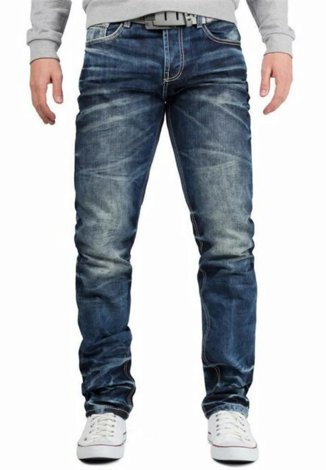 Cipo & Baxx Regular-fit-Jeans Herren Hose BA-CD328 W38/L32 (1-tlg) Casual günstig online kaufen