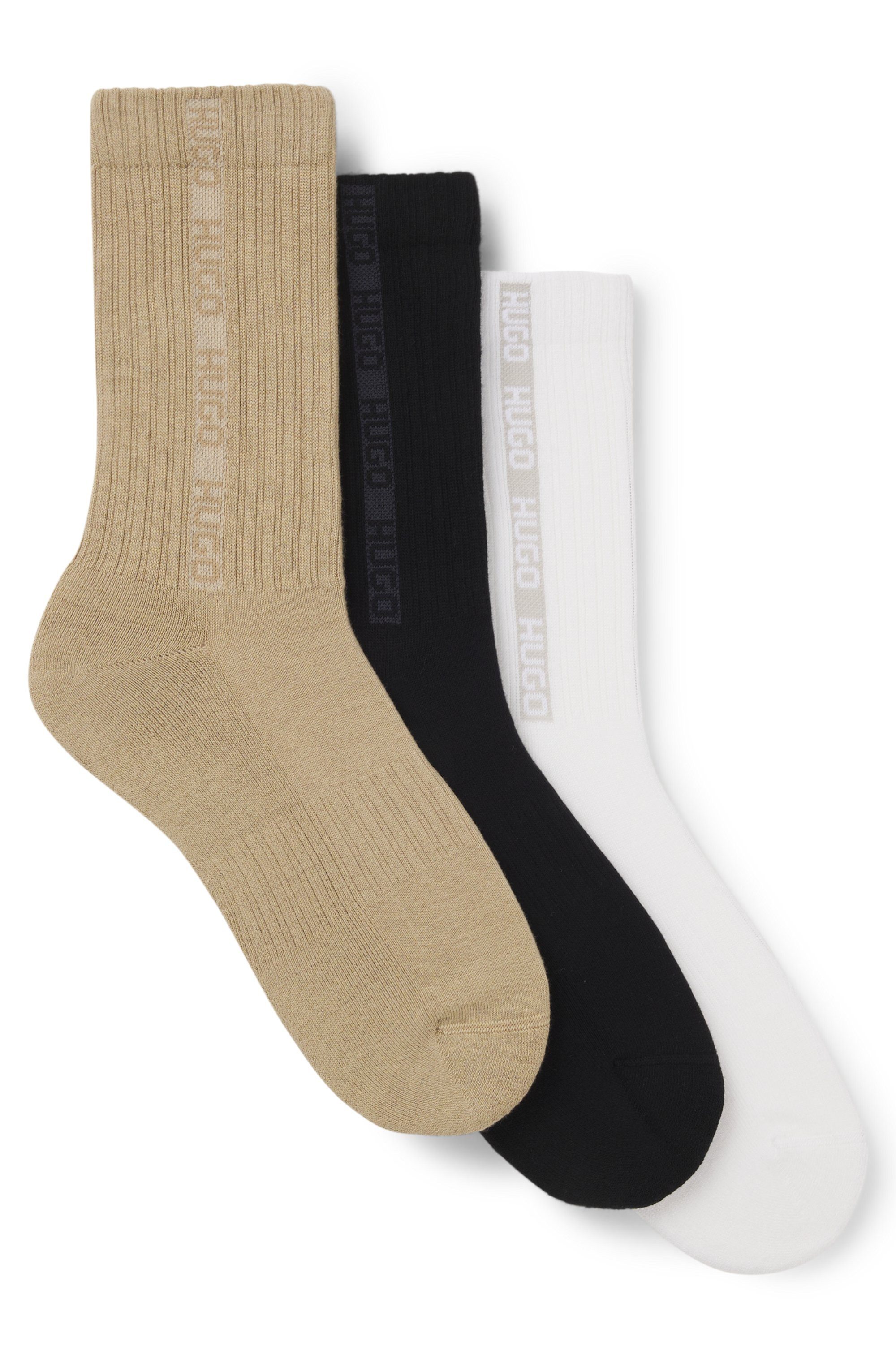HUGO Basicsocken 3P QS RIB TAPE günstig online kaufen