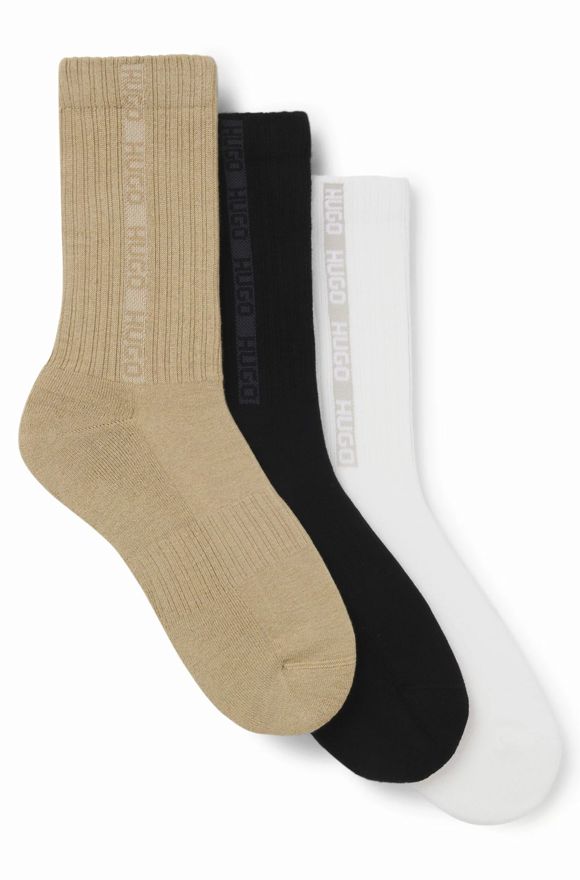 HUGO Basicsocken 3P QS RIB TAPE günstig online kaufen