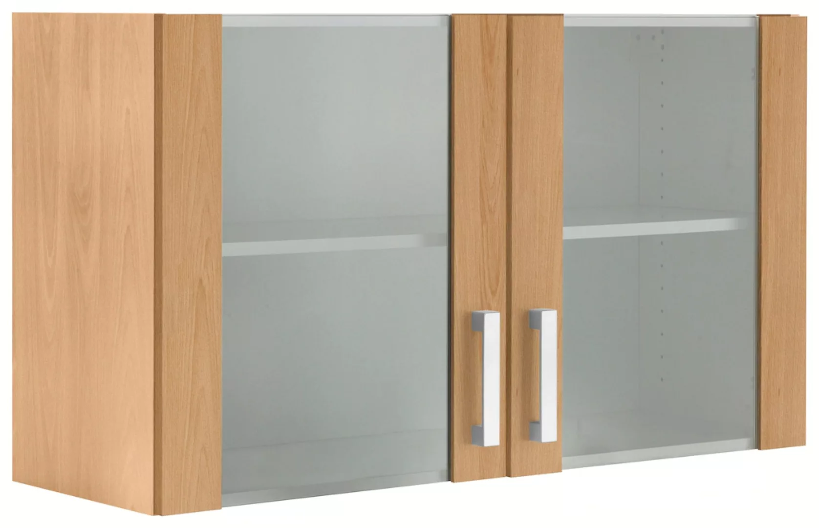 OPTIFIT Hängeschrank "Odense", 100 cm breit, mit 2 Türen mit Grauglaseinsat günstig online kaufen