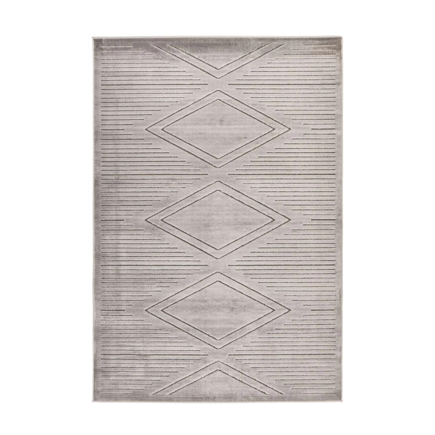 MeGusta Kurzflor Teppich Uni Modern Grau 80x150 cm Mariana günstig online kaufen