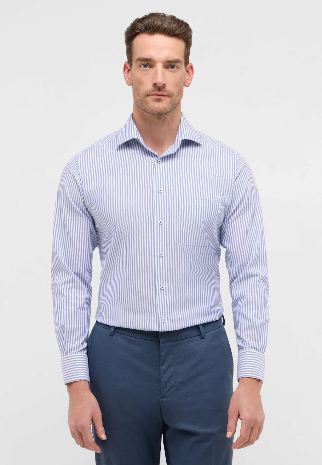 Eterna Langarmhemd "MODERN FIT", NON IRON (bügelfrei) günstig online kaufen