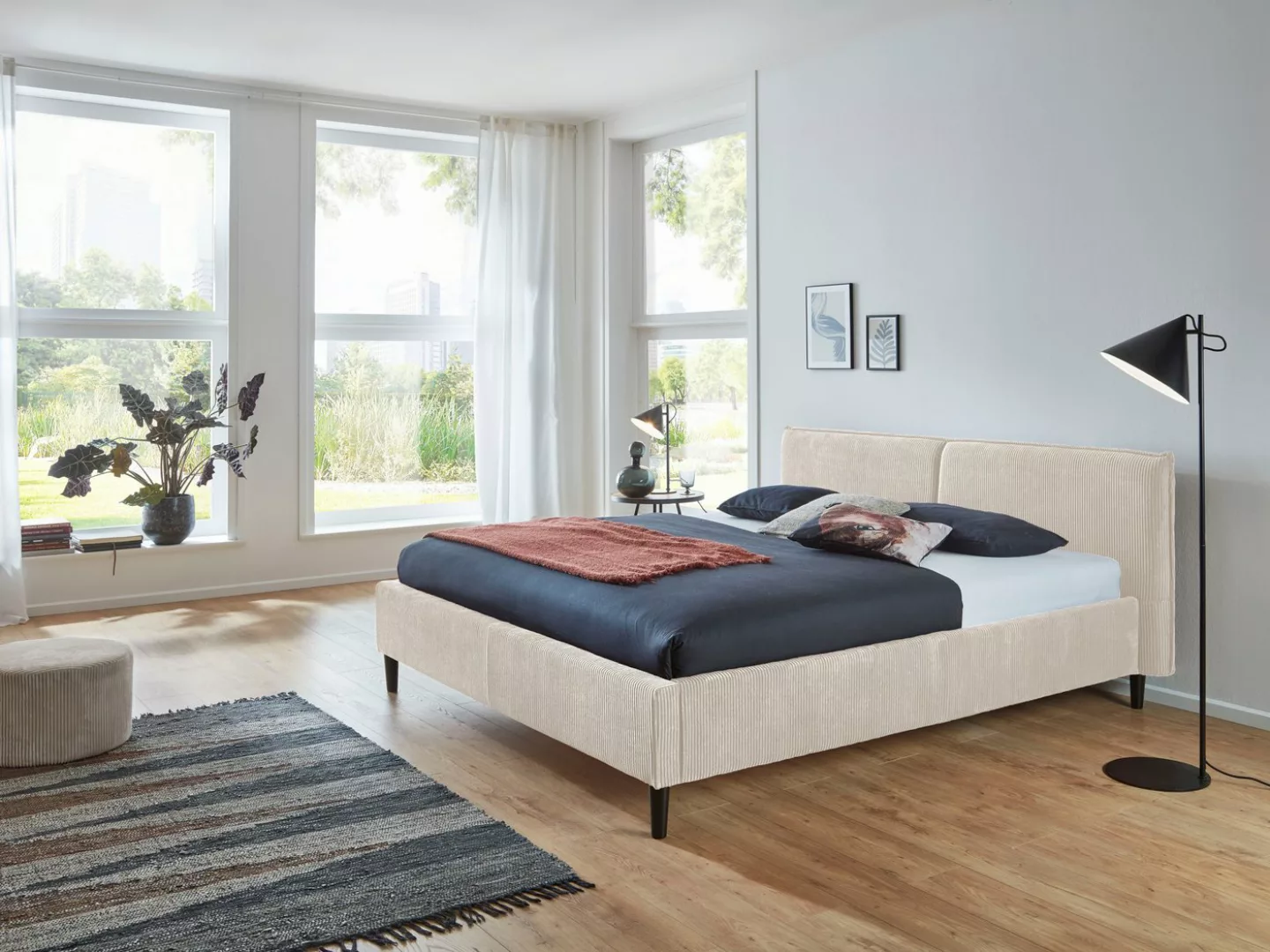 ATLANTIC home collection Polsterbett "Ally", mit Cordbezug und hoher Belast günstig online kaufen