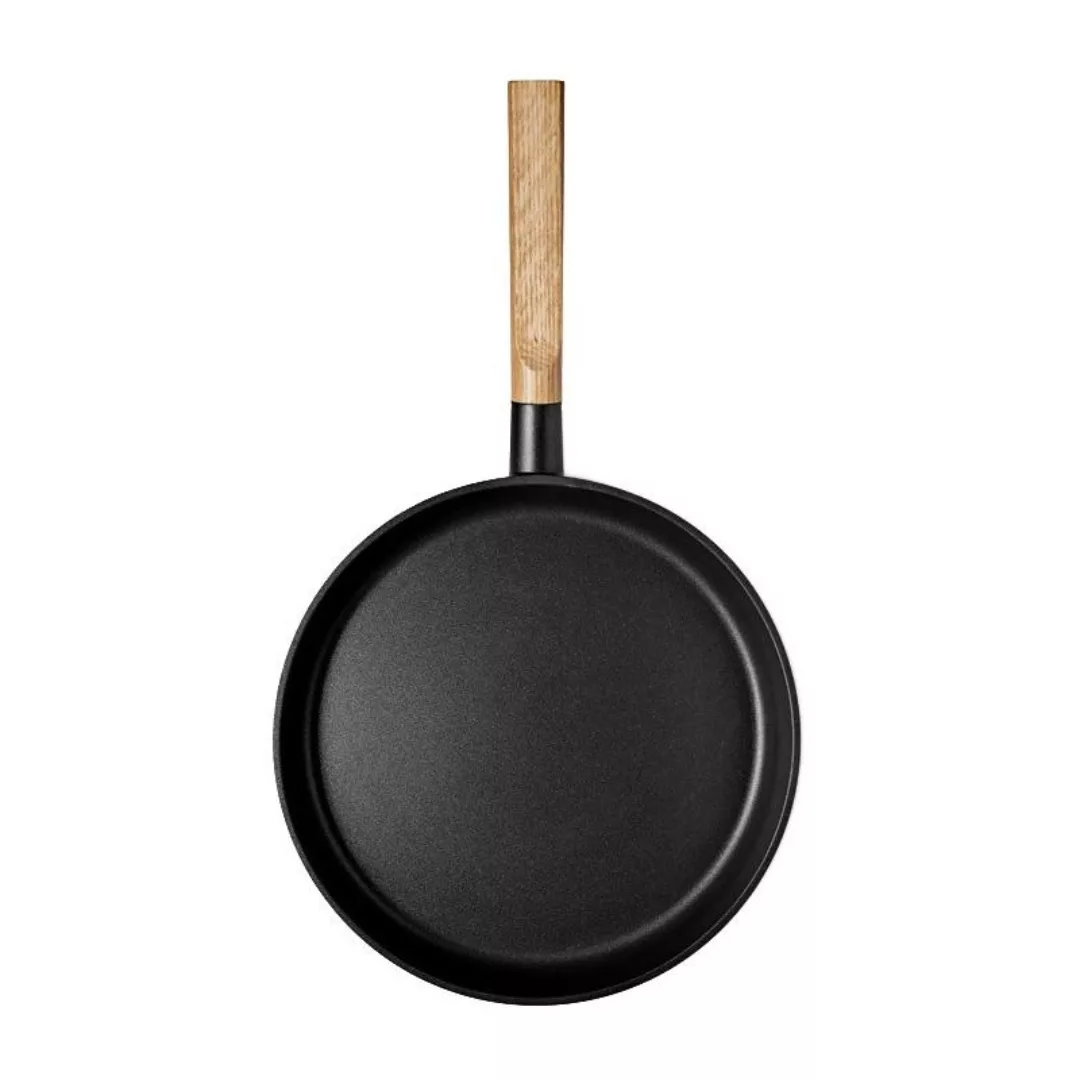 Eva Solo - Nordic Kitchen Bratpfanne Ø28cm - schwarz, eiche/nicht spülmasch günstig online kaufen