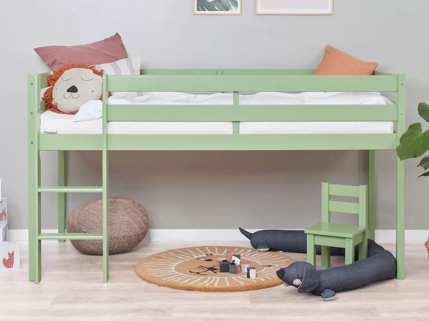 Hoppekids Spielbett "ECO COMFORT, Hochbett, in 2 Einzelbetten teilbar", Höh günstig online kaufen