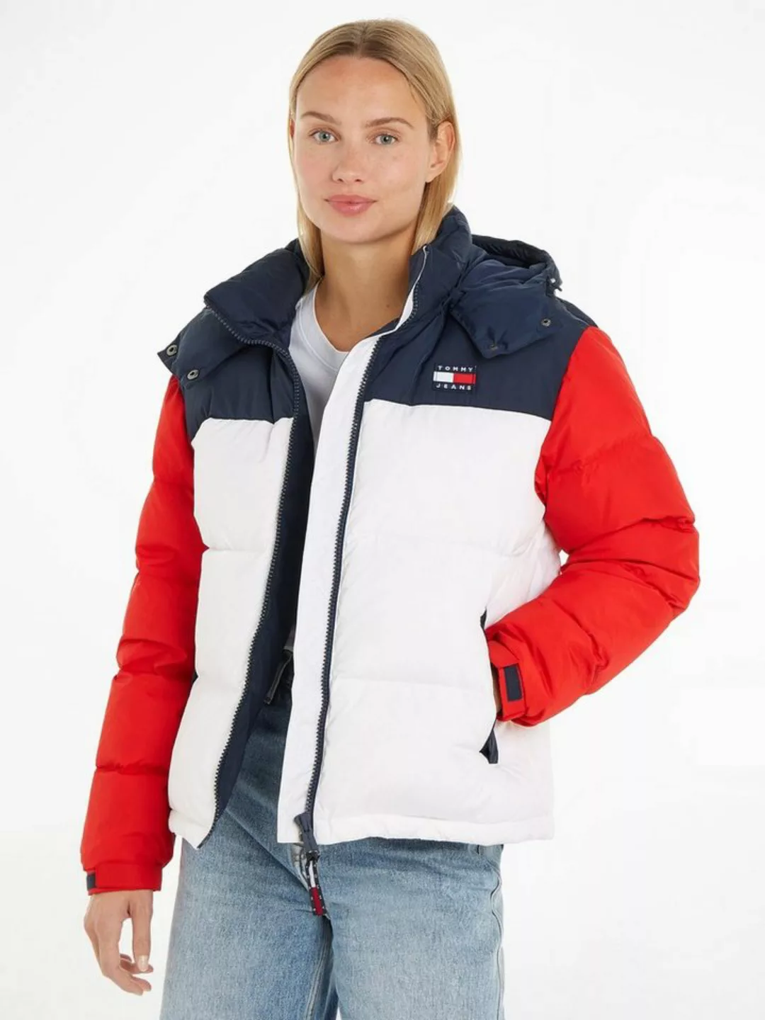 Tommy Jeans Steppjacke TJW CBLK ALASKA PUFFER im modischem Colorblocking, m günstig online kaufen