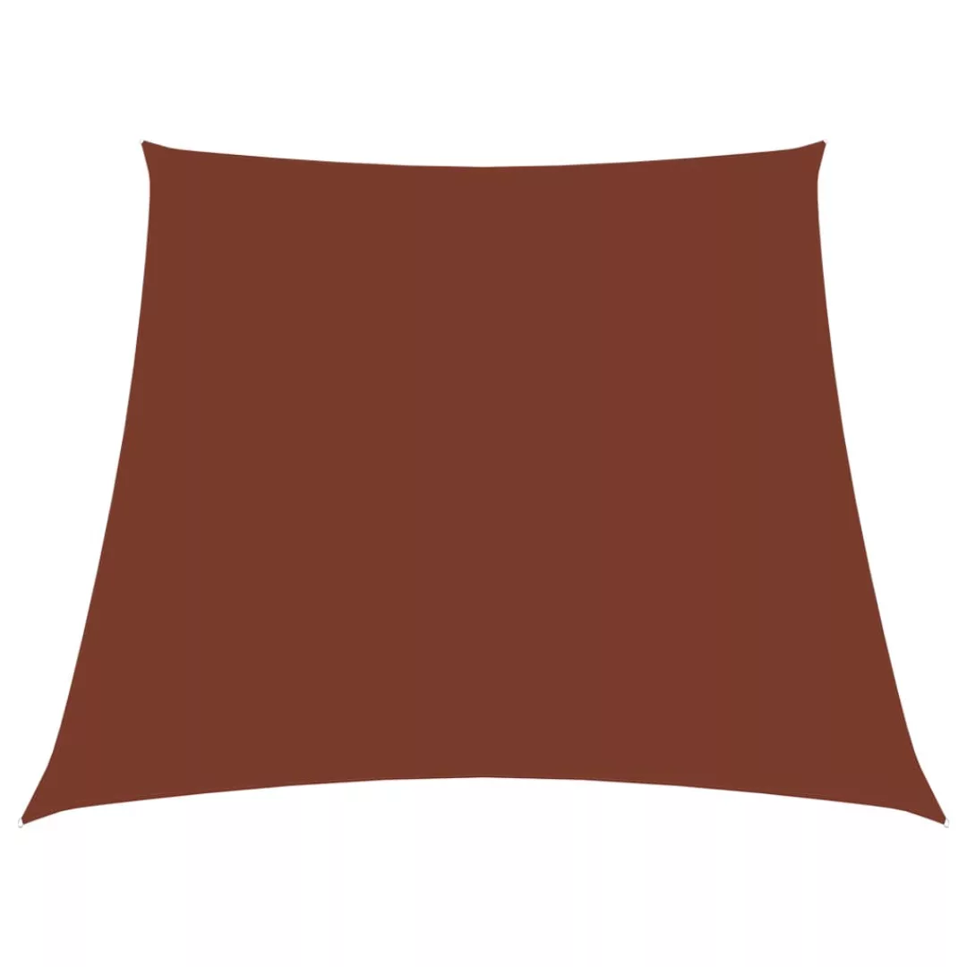 Sonnensegel Oxford-gewebe Trapezförmig 4/5x4 M Terrakottarot günstig online kaufen