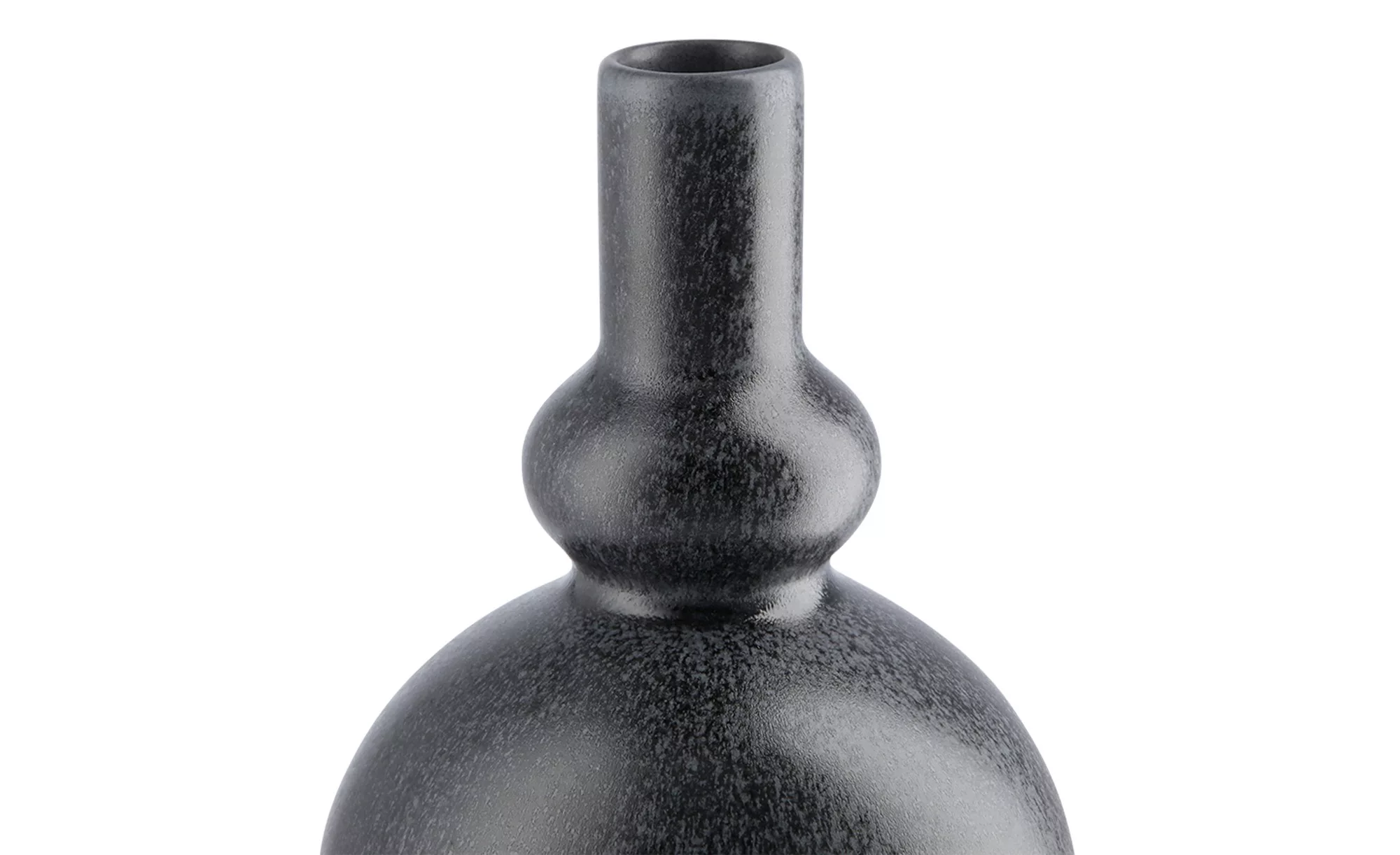 ASA SELECTION Vase ¦ schwarz ¦ Steingut ¦ Maße (cm): H: 15,5  Ø: 2.5 Access günstig online kaufen
