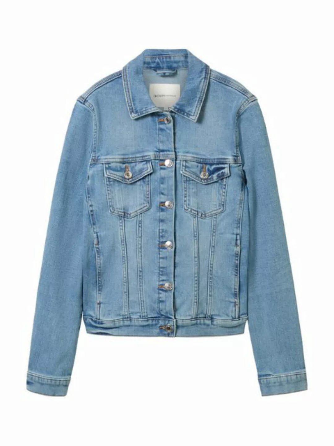 Tom Tailor Denim Damen Jeansjacke EASY DENIM JACKET - Regular Fit günstig online kaufen