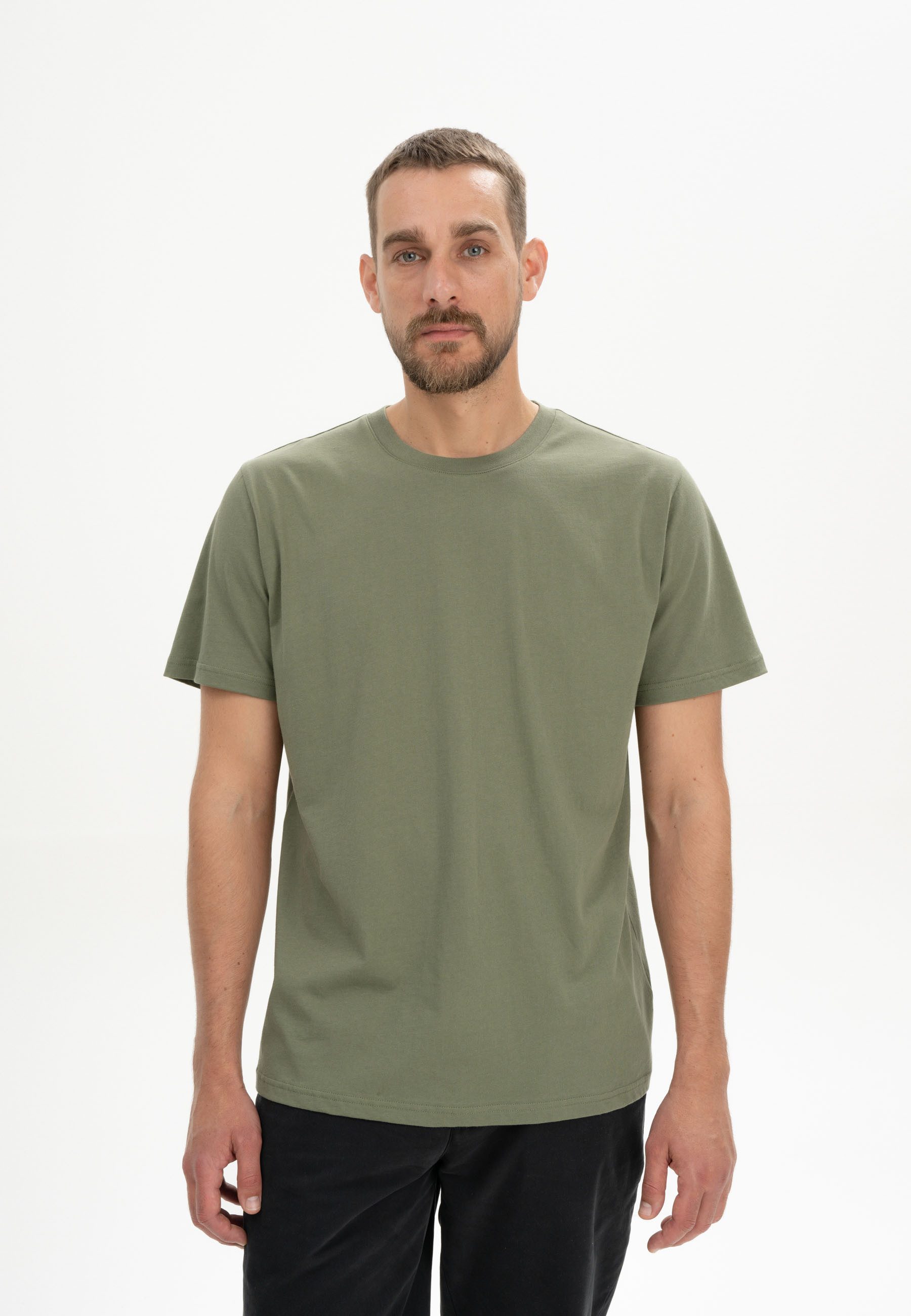 MELA Kurzarmshirt T-Shirt SADHIL Fein gerippter günstig online kaufen