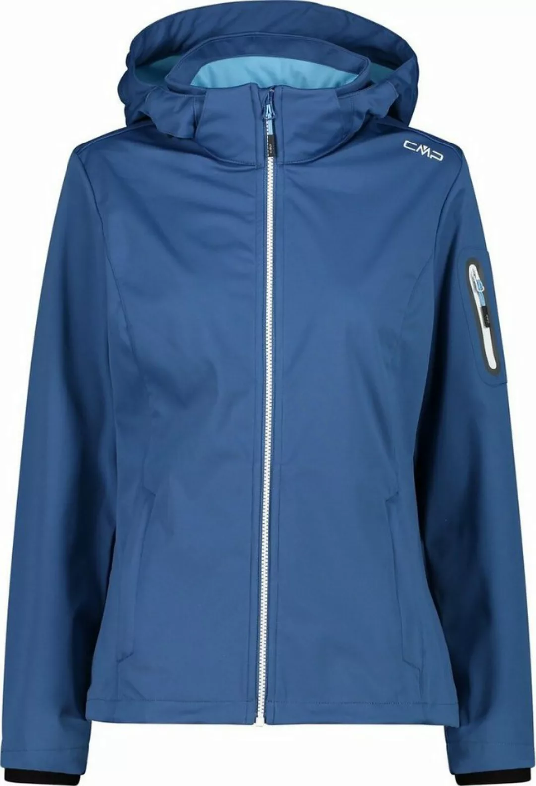 CMP Trekkingjacke WOMAN JACKET ZIP HOOD DUSTY BLUE günstig online kaufen