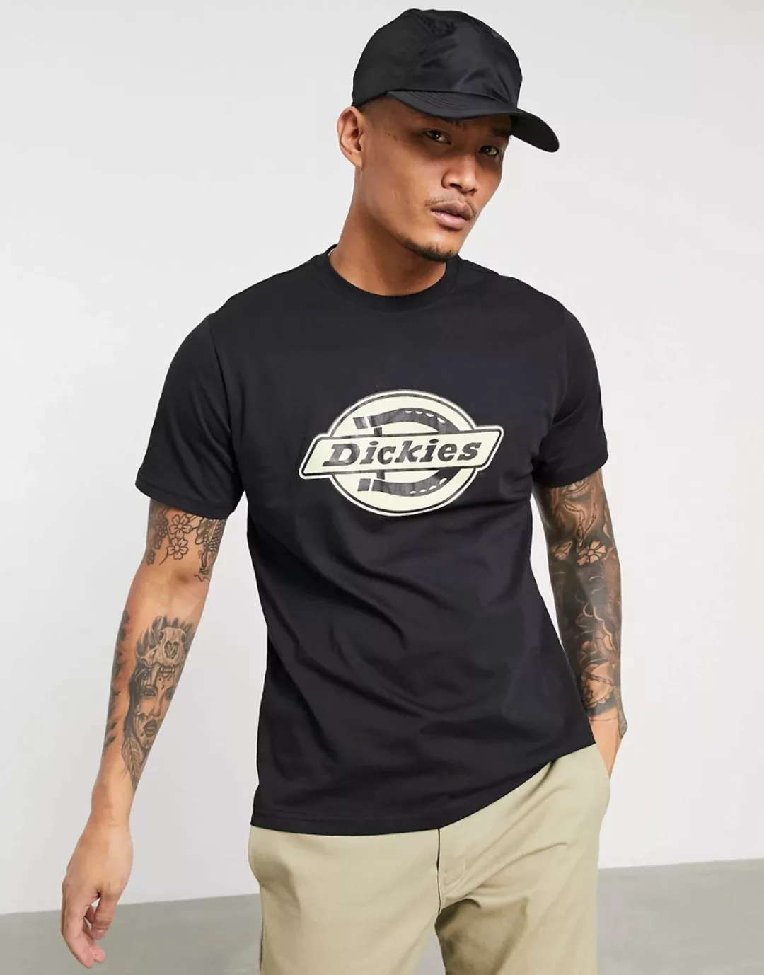 Dickies – Icon Logo Fill – T-Shirt in Schwarz günstig online kaufen