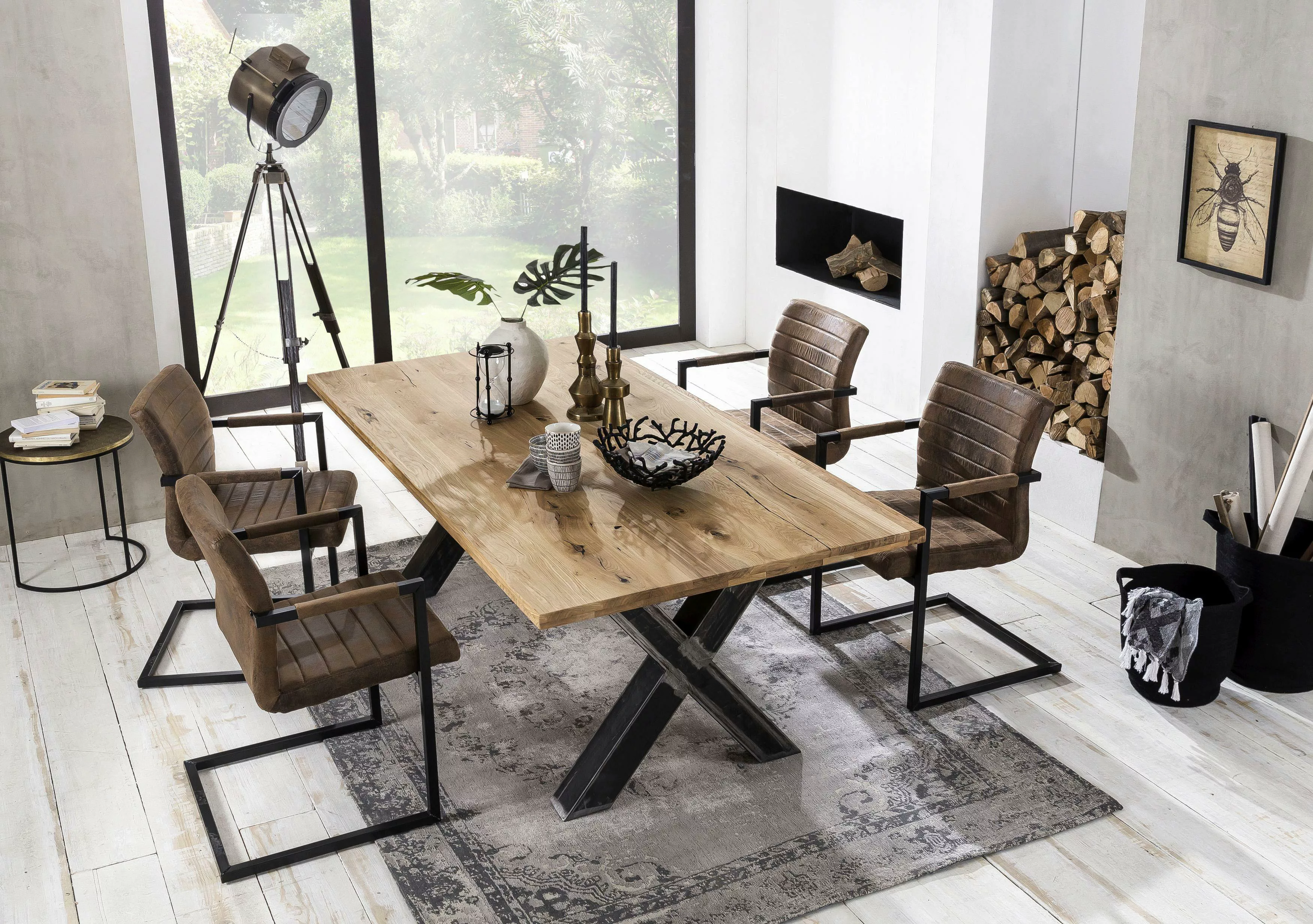 SIT Esstisch "Tables", mit Platte aus Wildeiche natur günstig online kaufen