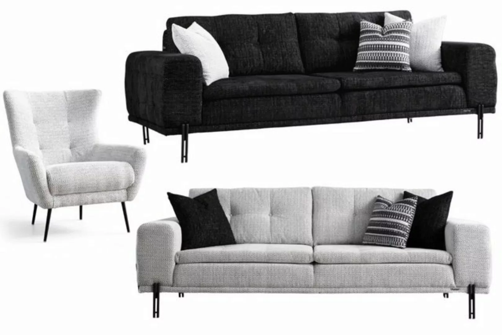 Villa Möbel Sofa Wall Street, 1 Stk. 2-Sitzer, mit Relax-/Bettfunktion durc günstig online kaufen