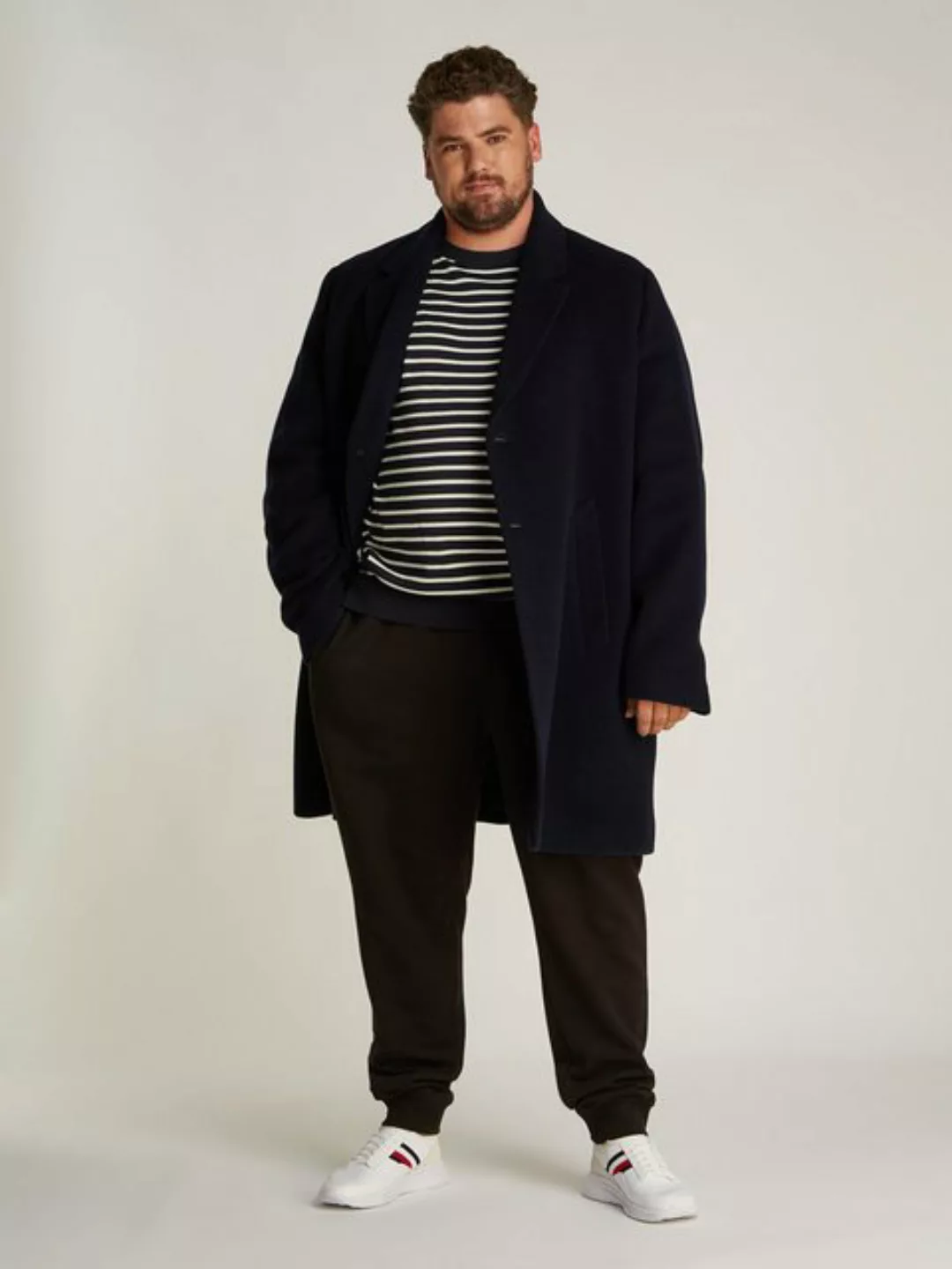 Tommy Hilfiger Big & Tall Wollmantel "BT-WOOL MIX COAT-B", in Großen Größen günstig online kaufen