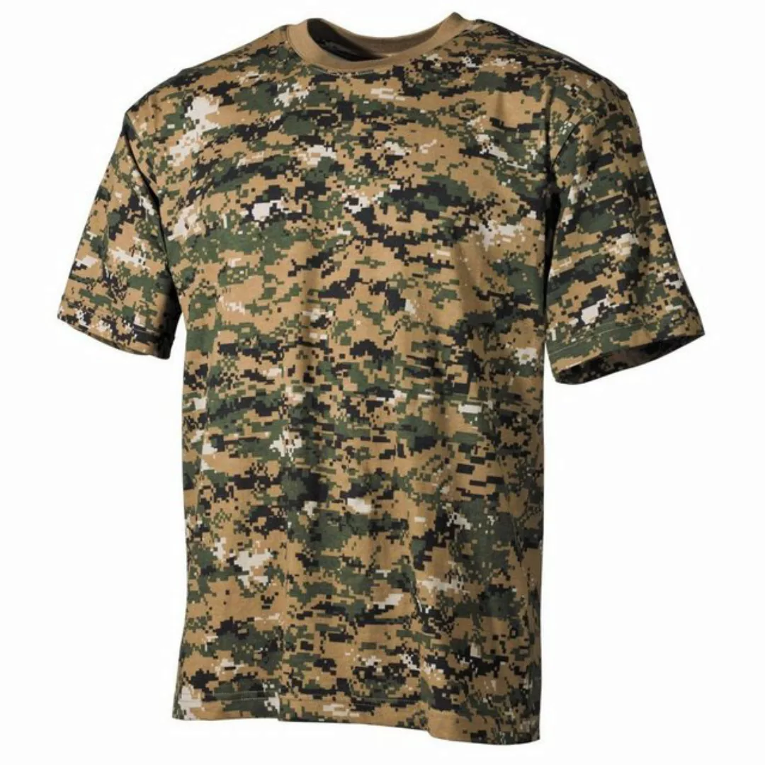 MFH T-Shirt US T-Shirt, halbarm, 170 g/m², digital woodland günstig online kaufen