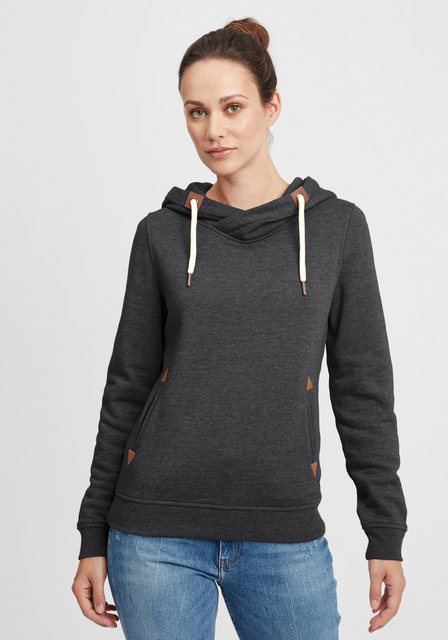 OXMO Hoodie OXVicky Hood Kapuzenpullover mit Cross-Over Kragen günstig online kaufen