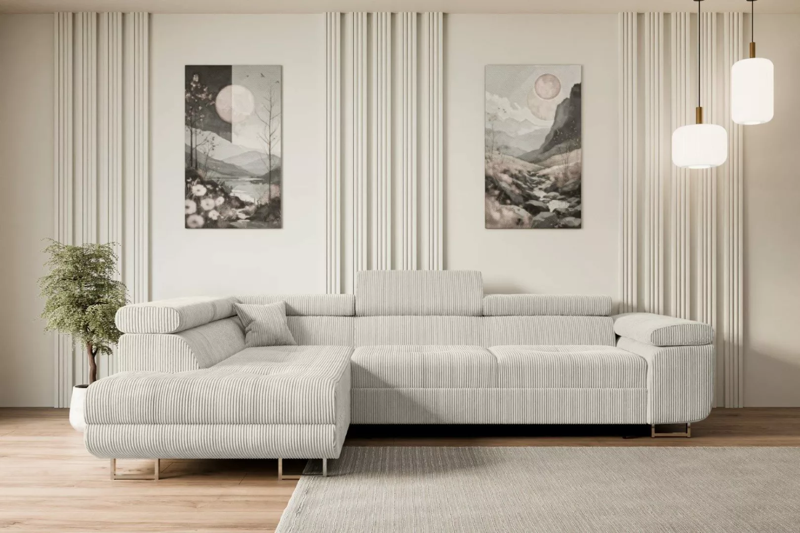 ALTDECOR Ecksofa GUSA-L, Couch mit Schlaffunktion, günstig online kaufen