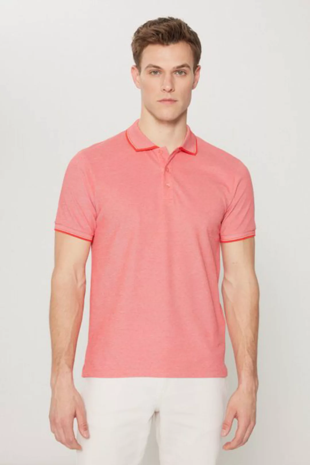 AC&Co Poloshirt AC&CO Poloshirt Männlich Slim Fit günstig online kaufen