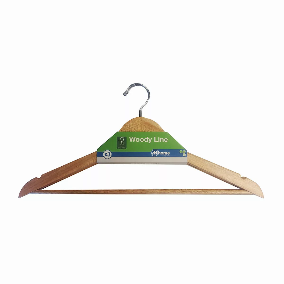 Garderobenständer Mondex Woody Line Ökologisch Natürlich Holz 3 Stück (42,5 günstig online kaufen