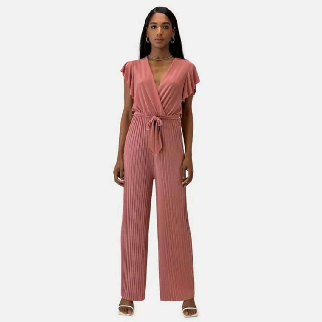 Elara Jumpsuit Elara Damen Jumpsuit V-Schnitt (1-tlg) günstig online kaufen