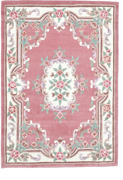 THEKO Vintageteppich  Ming ¦ rosa/pink ¦ Synthetische Fasern ¦ Maße (cm): B günstig online kaufen