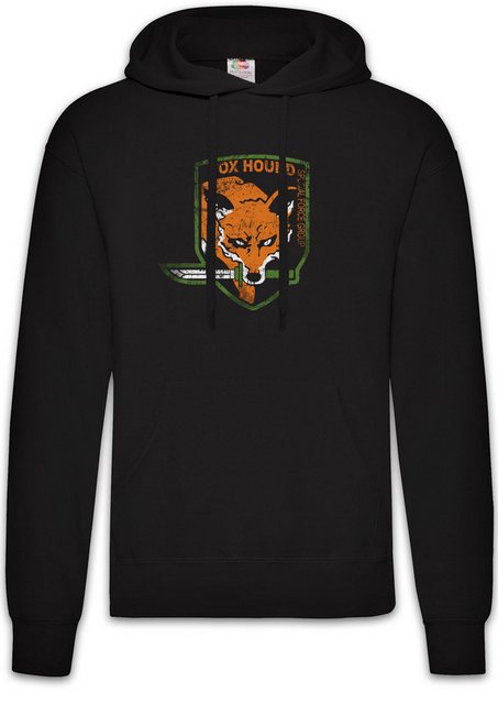 Urban Backwoods Hoodie Foxhound Logo Herren Hoodie Big Boss Metal Fox Hound günstig online kaufen