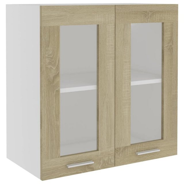 vidaXL Hängeschrank Hängeglasschrank Sonoma Eiche 60x31x60 cm Spanplatte günstig online kaufen