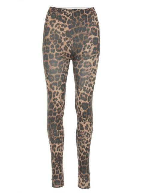 MONACO blue WEEKEND Leggings Stoffhose enganliegend mit Leopardenaufdruck günstig online kaufen