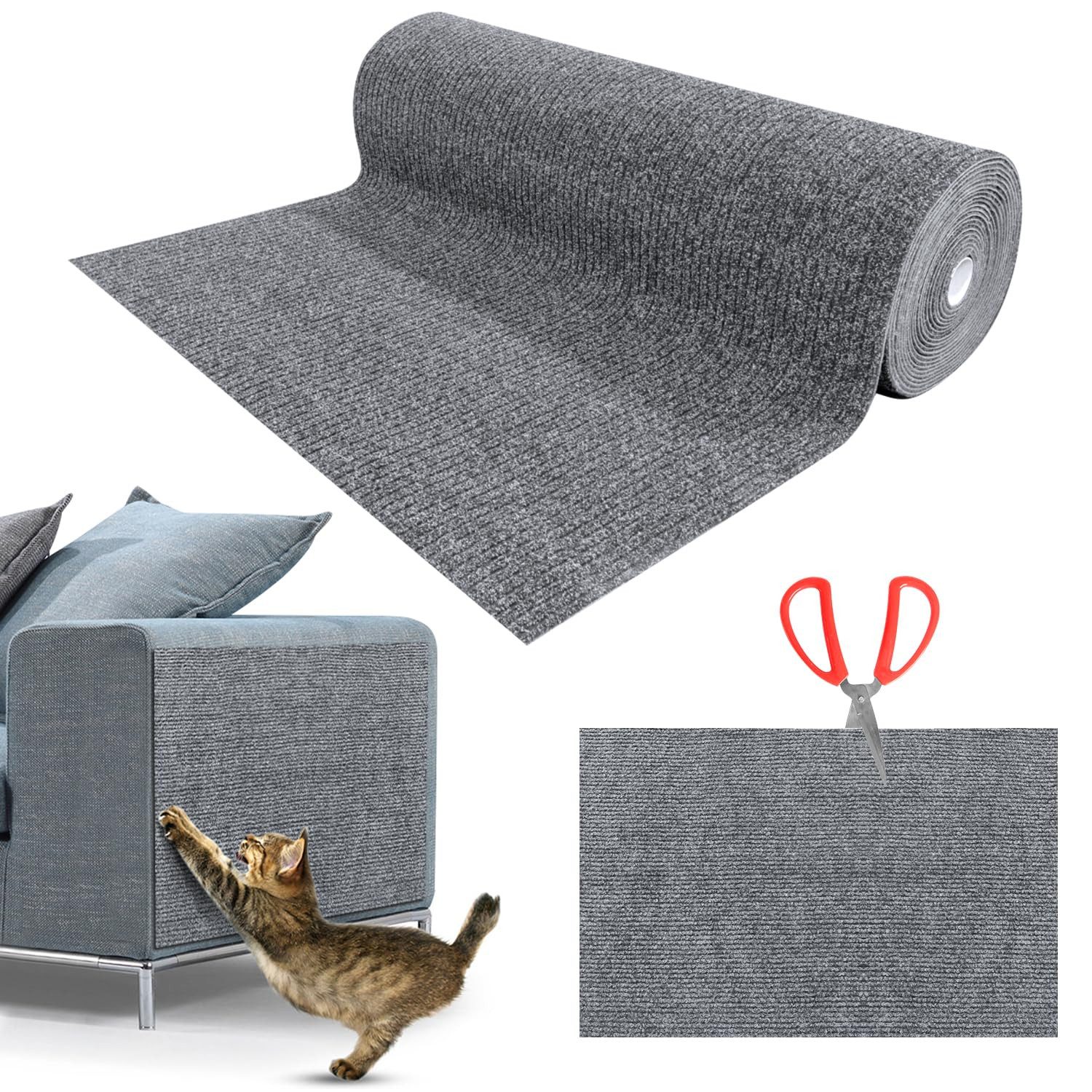 Ledander Kratzmatte Selbstklebende Kratzteppich Katze Wand günstig online kaufen