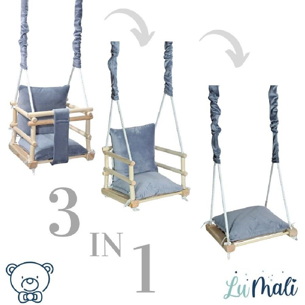 LuMali Babyschaukel Babyschaukel aus Holz - günstig online kaufen