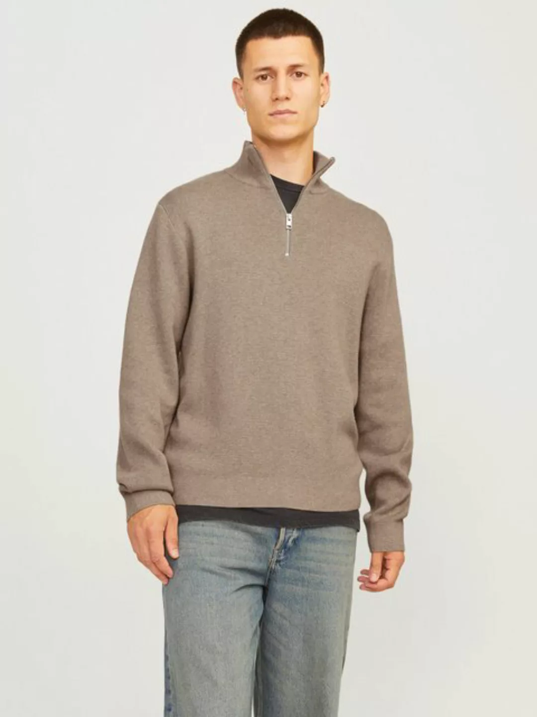 Jack & Jones Strickpullover JPRCCMILANO STITCH KNIT HALF ZIP SN günstig online kaufen