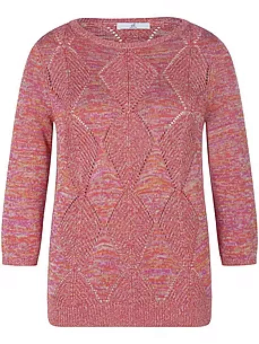 Rundhals-Pullover 3/4-Arm Emilia Lay pink günstig online kaufen