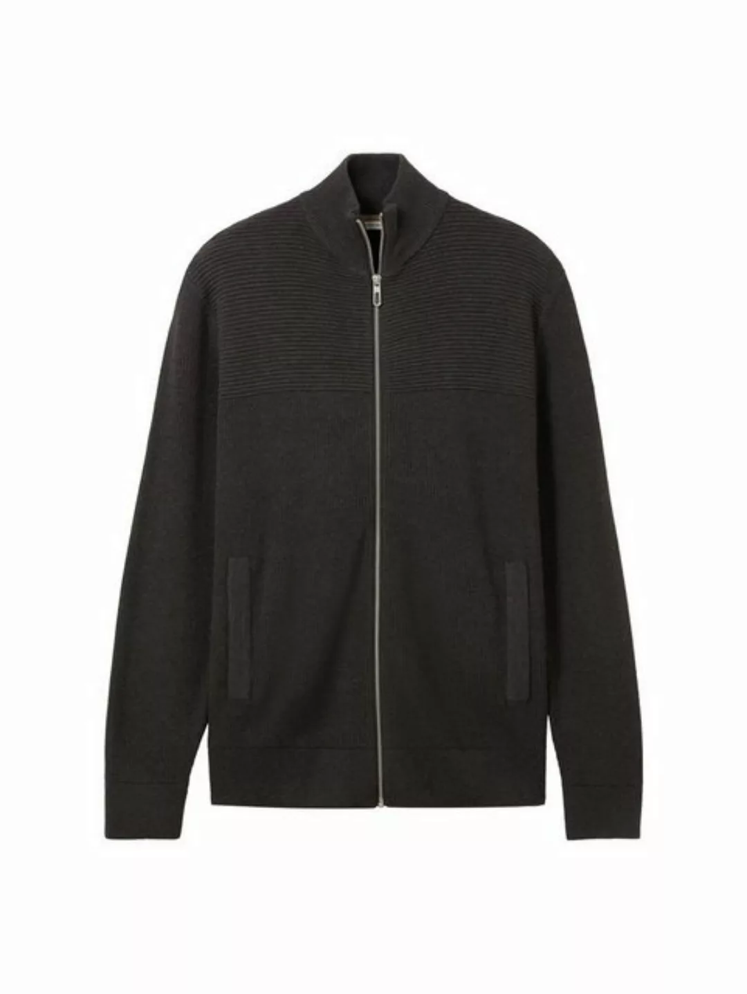 TOM TAILOR Sweatshirt Structure Mix Knit Jacket (1-tlg) günstig online kaufen