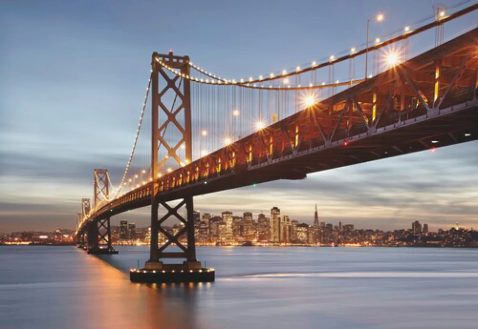 Komar Fototapete Bay Bridge 368 cm x 254 cm FSC® günstig online kaufen