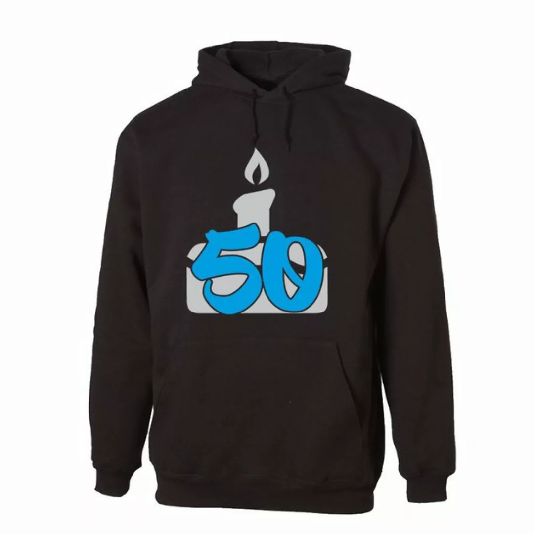 G-graphics Hoodie 50 – Geburtstagstorte mit trendigem Frontprint, Aufdruck günstig online kaufen