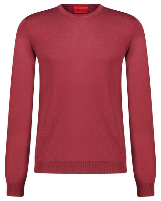 HUGO Strickpullover Herren Wollpullover SAN CEDRIC-M1 Slim Fit (1-tlg) günstig online kaufen