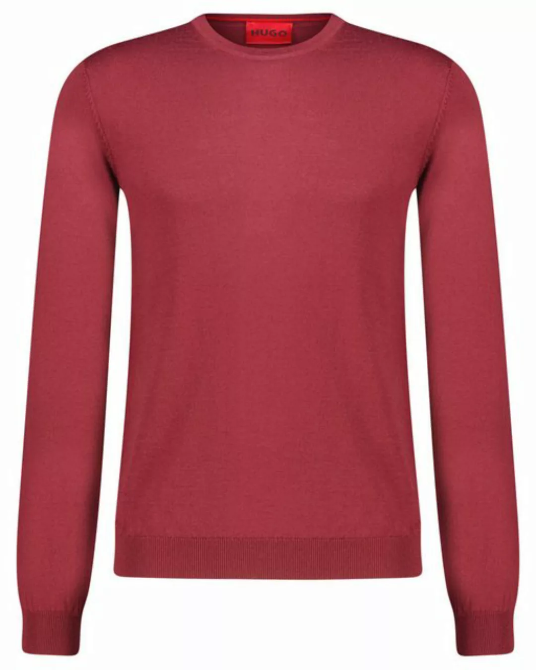 HUGO Strickpullover Herren Wollpullover SAN CEDRIC-M1 Slim Fit (1-tlg) günstig online kaufen