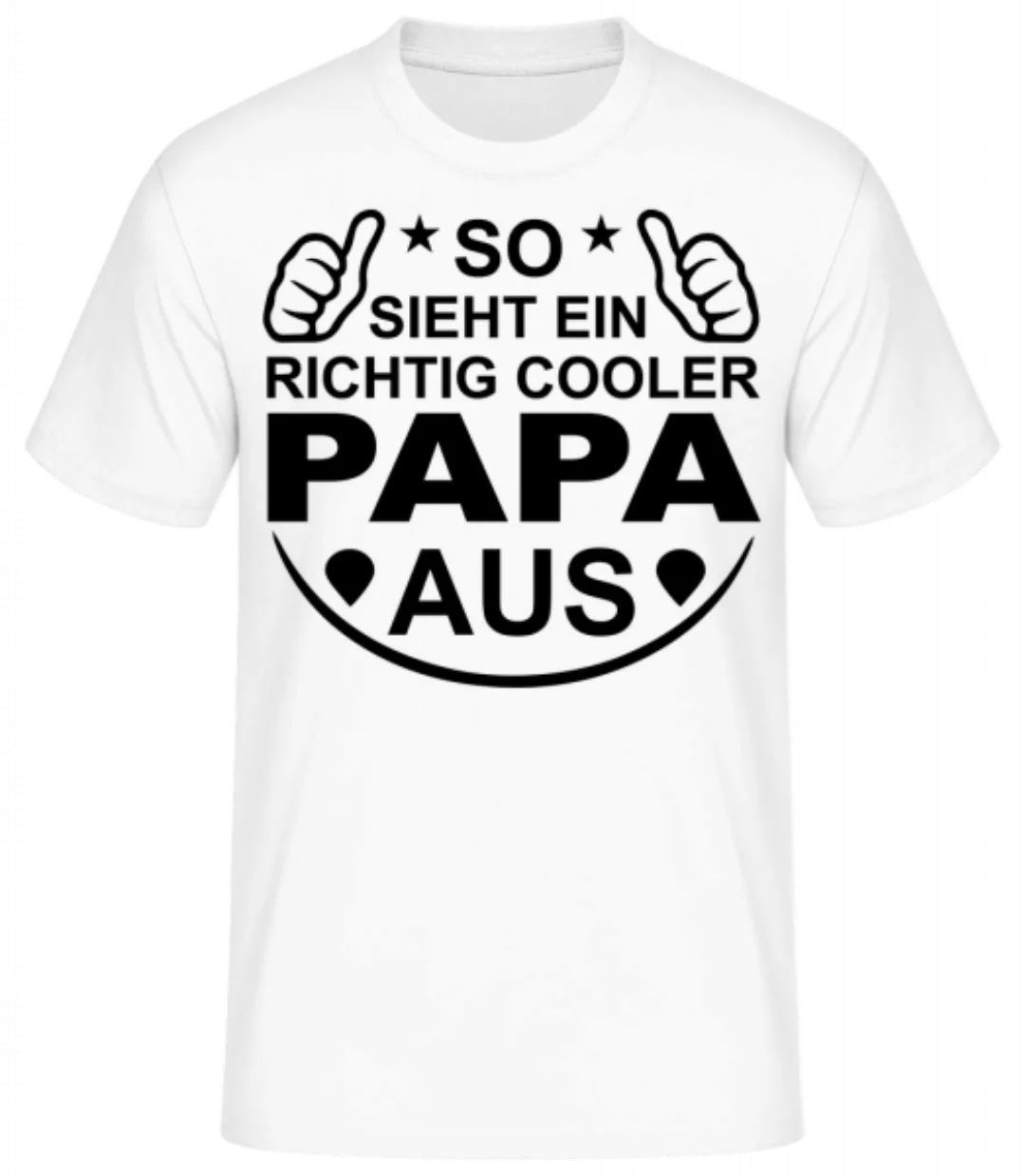 Richtig Cooler Papa · Männer Basic T-Shirt günstig online kaufen