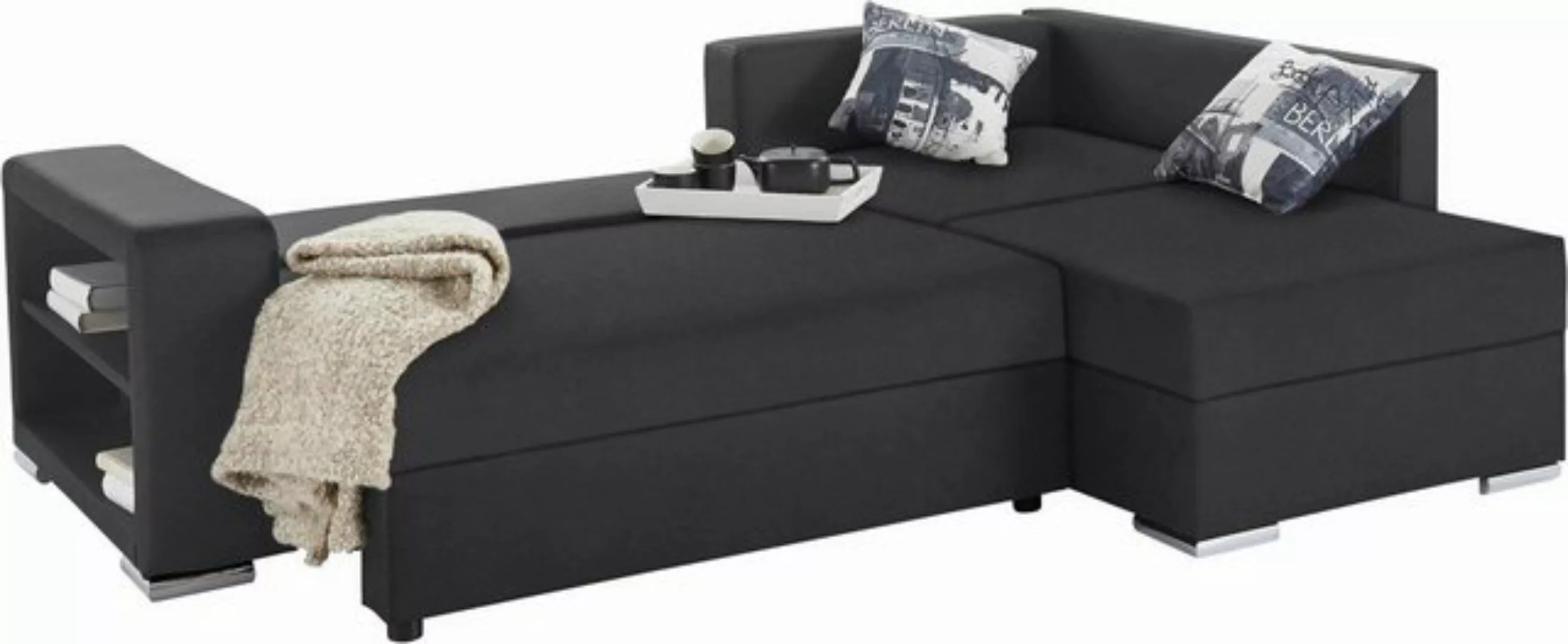 COLLECTION AB Ecksofa John L-Form, mit Bettfunktion, Bettkasten und integri günstig online kaufen