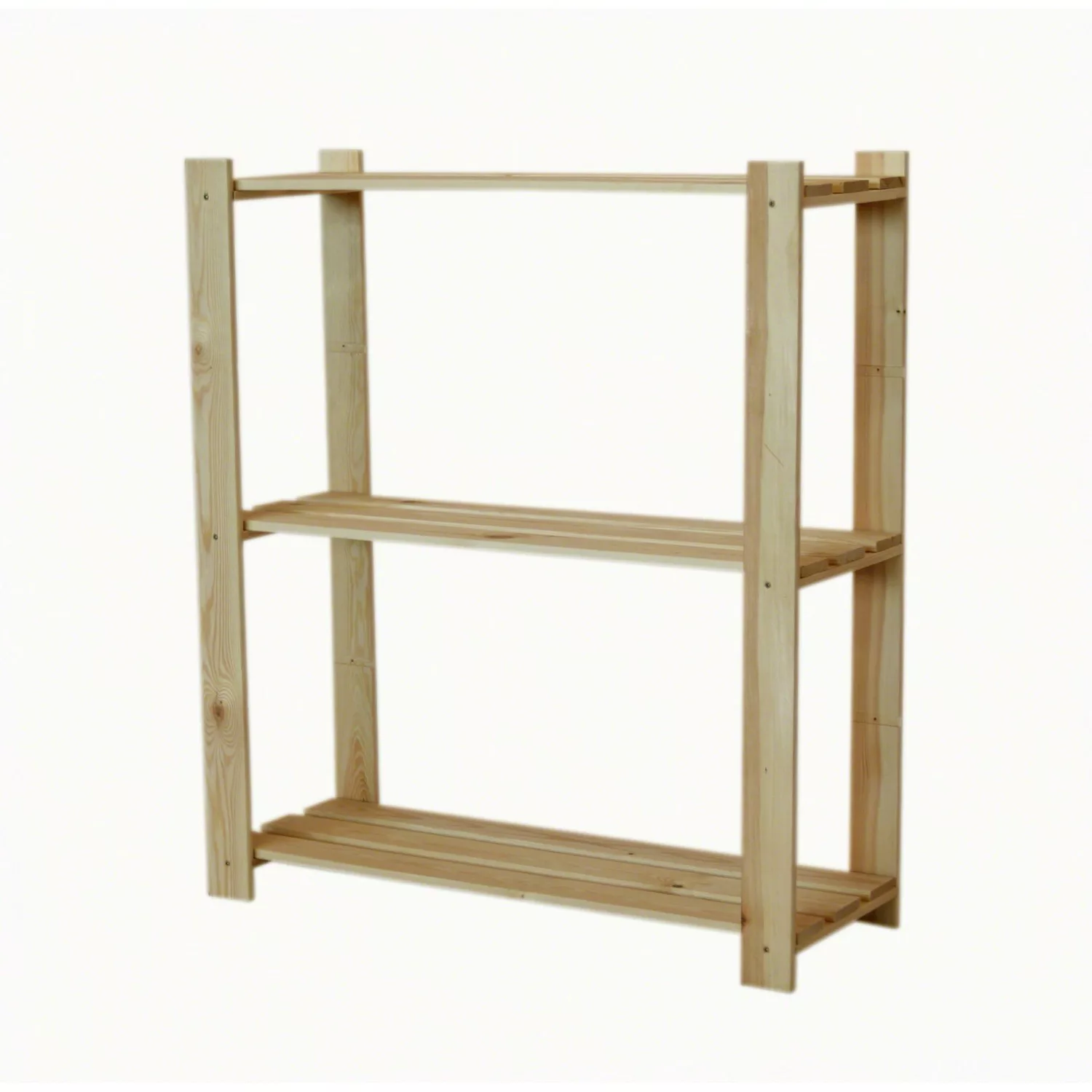 PROREGAL Holzregal Pinepeak HxBxT 90 x 80 x 28 cm 3 Fachboden 1,2 cm Dickes günstig online kaufen