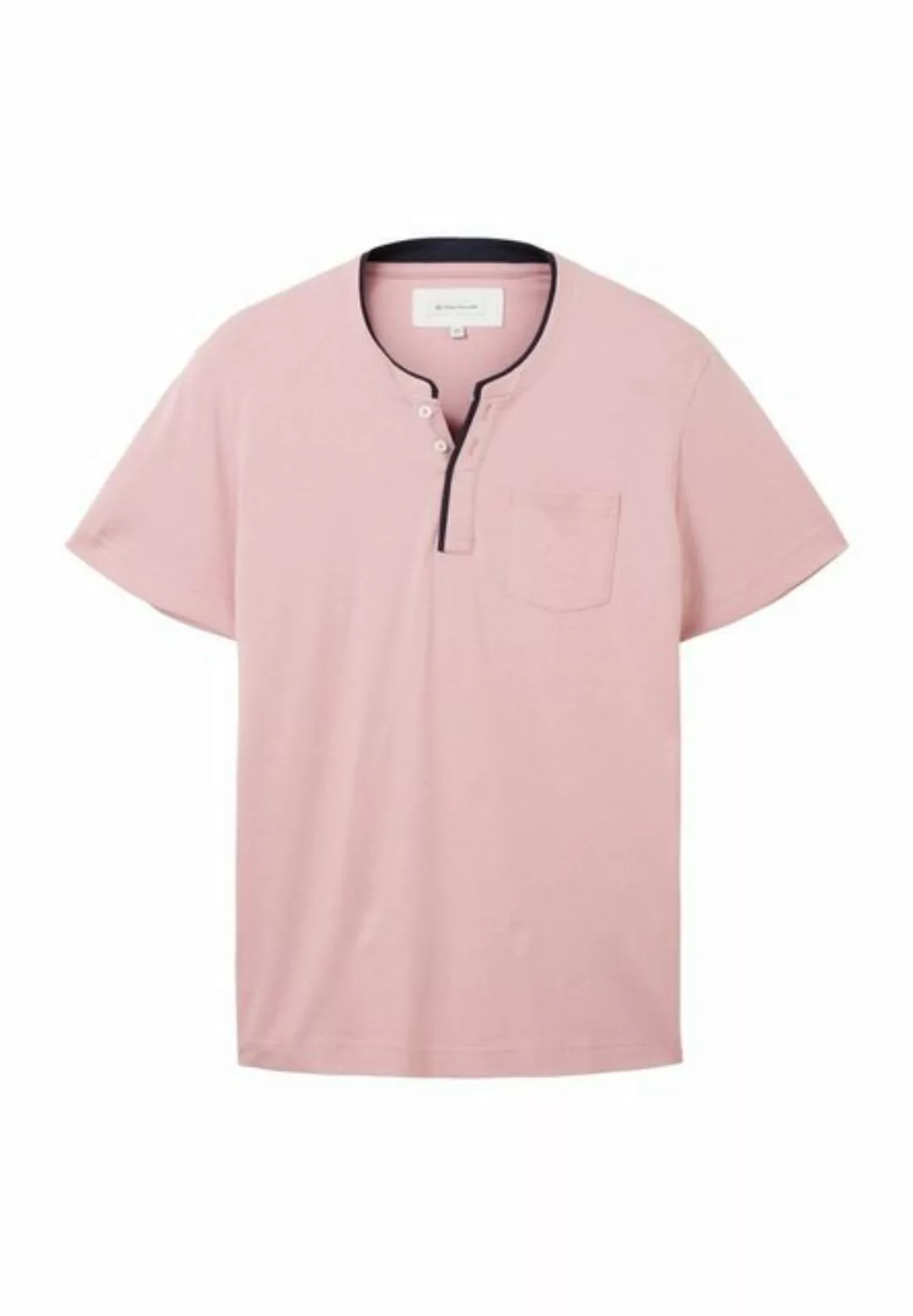 TOM TAILOR Henleyshirt T-Shirt Kurzarmshirt Henley (1-tlg) günstig online kaufen