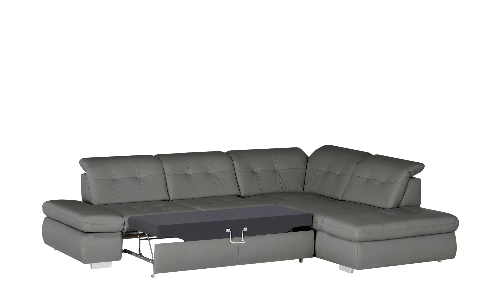 Lounge Collection Ecksofa Leder  Spencer ¦ grau ¦ Maße (cm): B: 323 H: 102 günstig online kaufen